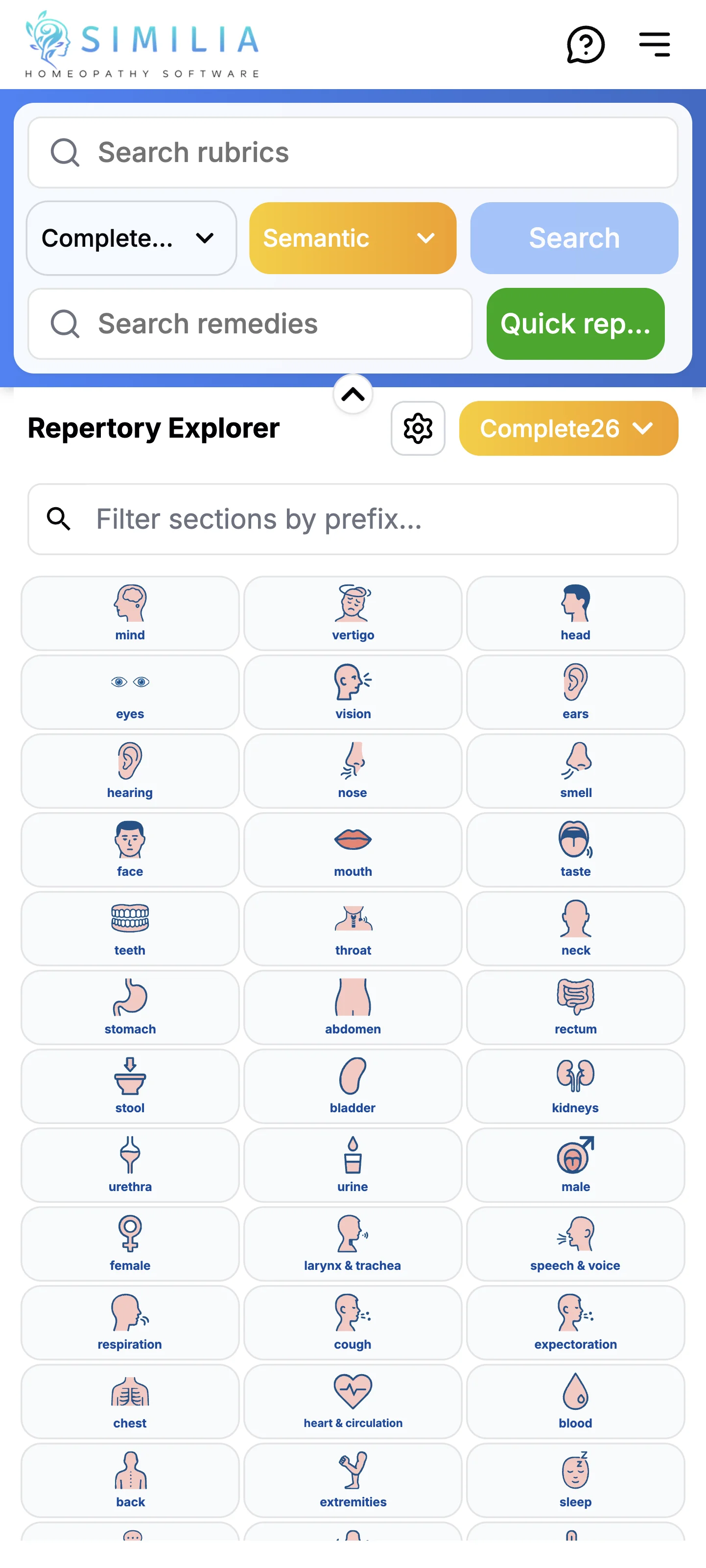 Repertory Library mobile